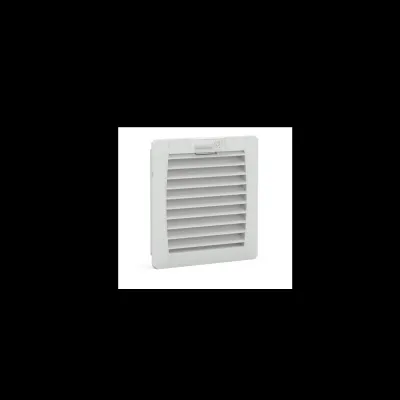 Pfannenberg Austrittsfilter PFA 10000 54 7035 / 11710001055 | Filterlüfter IP54 | 92x92 mm | G4 | Kunststoff | grau