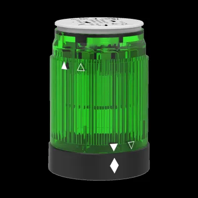 Pfannenberg Signalsäulenelement BR50-LED-CL HI GN 28250376066 | LED Dauerlichtmodul | 24V AC/DC | Ø54mm | IP54 | grün