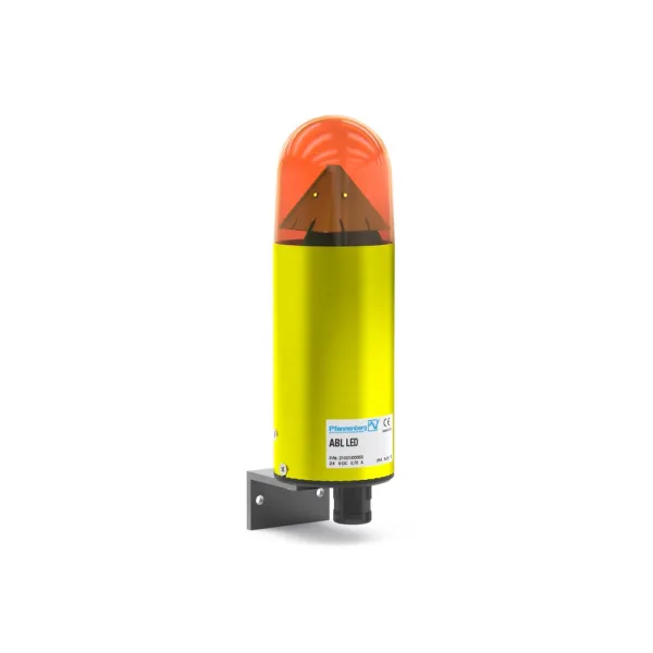 Pfannenberg Signalleuchte ABS LED HI 11-60DCAM | LED Blitz-Blink-Dauerlicht | 11–60V DC | 123cd | Metall | IP54 | orange