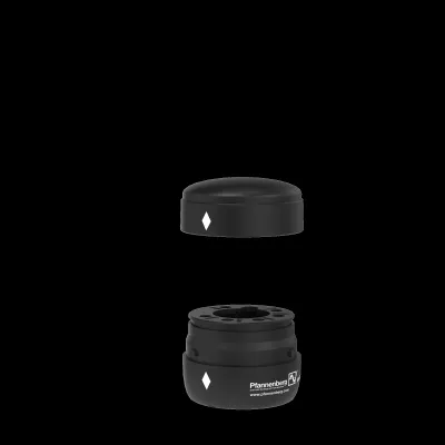 Pfannenberg Signalsäulen Basis-/Endmodul BR50-BC 28250010000 | LED-kompatibel | modular | IP54 | schwarz