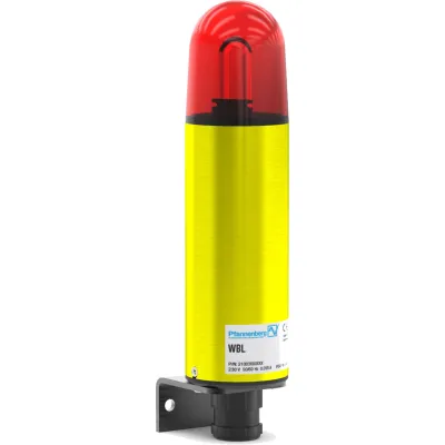 Pfannenberg Blitzleuchte WBL 230 AC RD 21003105000 | 5J Xenon | Metallgehäuse | IP54 | Aufbau | rot