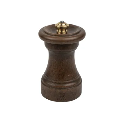Peugeot Pfeffermühle Bistro 1874 10cm | Holz | patiniertes Buchenholz | Sammleredition | Frankreich | Geschenkbox