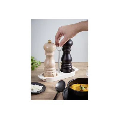 PEUGEOT Pfeffermühle Paris 4006950044367 | u'Select | Buchenholz | 15 cm | 6 Mahlgrade | natur | Made in France