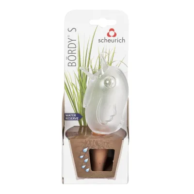 Scheurich Bördy S 110/16 | 90ml Pflanzenbewässerung | Tonkegel | 25-tlg | Kunststoff | grün, transparent, grau