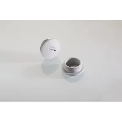 PFLITSCH Blindstopfen 514GFK/216 M16x1,5 | metrisches Gewinde | Polyamid-Kunststoff | IP54 | halogenfrei | grau