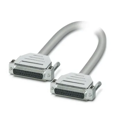 PHOENIX CONTACT SPS-Verbindungskabel CABLE-D25SUB/B/B/200/2305486 | 25-polig | D-SUB Buchse | geschirmt | 2m | rund