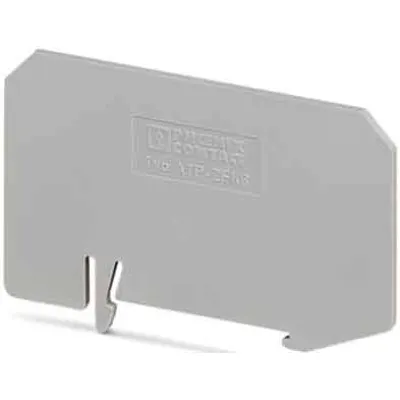 PHOENIX CONTACT Abteilungstrennplatte ATP-ST 6 | 3024481 | Zwischenplatte für Reihenklemmen | 2 mm Stärke | grau