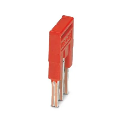 Phoenix Contact Steckbrücke FBS 3-3,5 3213027 | 3-polig | 3,5 mm Rastermaß | steckbar | Reihenklemme | rot