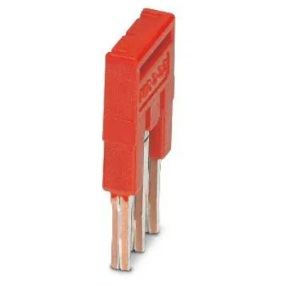 Phoenix Contact Steckbrücke FBS 3-3,5 3213027 | 3-polig | 3,5 mm Rastermaß | steckbar | Reihenklemme | rot
