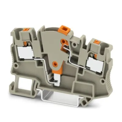PHOENIX CONTACT Messwandler-Trennklemme PTME 4 / 3212139 | 0,2-6mm² | 24A | 500V | Push-in | Hutschiene | 1 Etage | grau