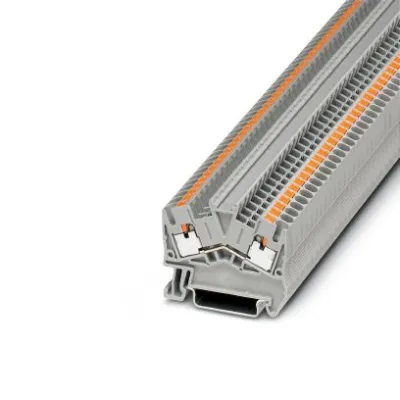 PHOENIX CONTACT Durchgangsreihenklemme PTS 2,5 | 3211799 | Push-in | 0,14-4 mm² | 24A | 800V | 1 Etage | TS35 | grau