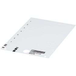 PHOE Einrastschildchen US-EMP (27X18) SR silber unbeschriftet