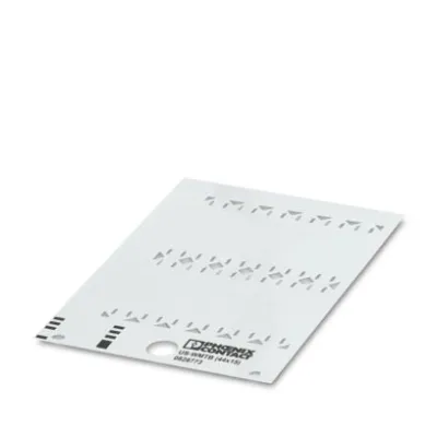 PHOENIX Kabelmarker US-WMTB (44x15) 0828773 | Kabelmarkierung Karte | beschriftbar | Kabeldurchmesser 4–136 mm | weiß
