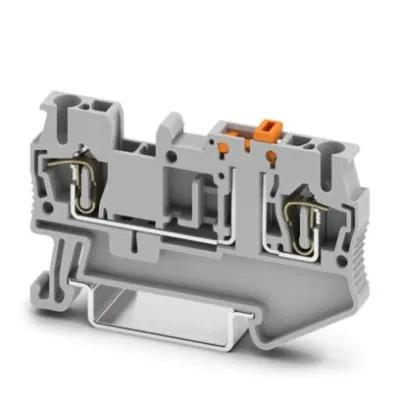 PHOENIX CONTACT Messertrennklemme ST 2,5-MT | 3036343 | 400V 20A | Zugfederanschluss | 0,08-4mm² | 1-polig | grau