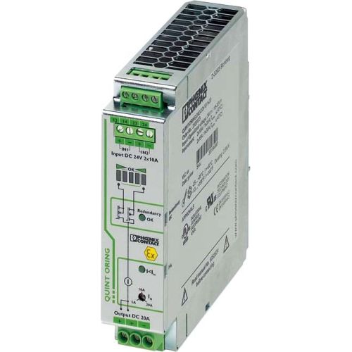 Bild: PHOE Redundanzmodul QUINT-ORING/24DC/2X10/1X20