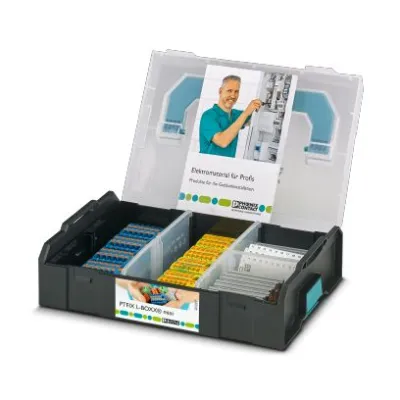 Phoenix Contact Starterkit CASE PTFIX L-BOXX MINI 1182117 | Reihenklemmen | 10 Verteilerblöcke | Sortimo Koffer