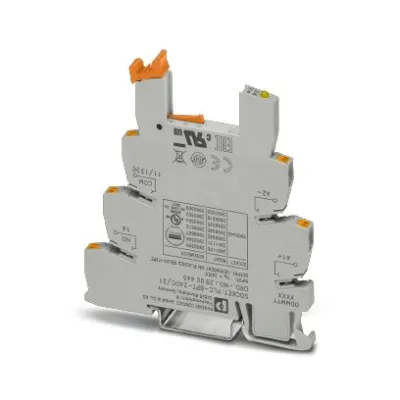 PHOENIX CONTACT Relaissockel PLC-BPT-24DC/21 | Grundklemme 6,2mm | 5 Pins | Push-in | TS35 | 24V DC