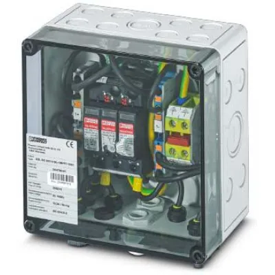PHOENIX CONTACT Generatoranschlusskasten 2404765 | PV 1000V DC | 3 Strings | Überspannungsschutz | IP65 | SUNCLIX