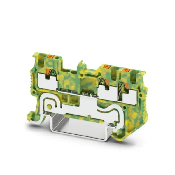 PHOENIX CONTACT Schutzleiter-Reihenklemme 3208171 PT 1,5/S-TWIN-PE | Push-in | 0,14–1,5mm² | 3-polig | Hutschiene