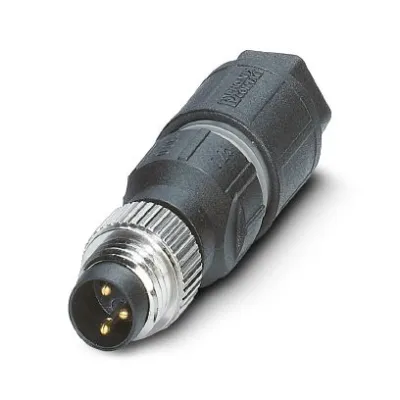 PHOENIX CONTACT Steckverbinder SACC-M 8MS-3QO-0,5-M | M8 3-polig | Schneidklemmanschluss | 4A 48V | IP68 | Metall