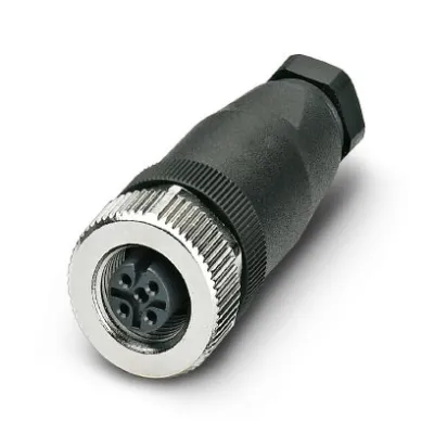 PHOENIX CONTACT M12 Buchse 4-polig | Sensor-Aktor-Steckverbinder | Schraubanschluss | IP67 | Pg7