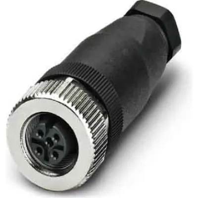 PHOENIX CONTACT M12 Buchse 4-polig | Sensor-Aktor-Steckverbinder | Schraubanschluss | IP67 | Pg7