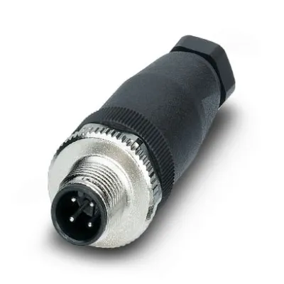 PHOENIX CONTACT M12 Stecker gerade 4-polig | Schraubanschluss | IP67 | Pg7 | Zinkdruckguss