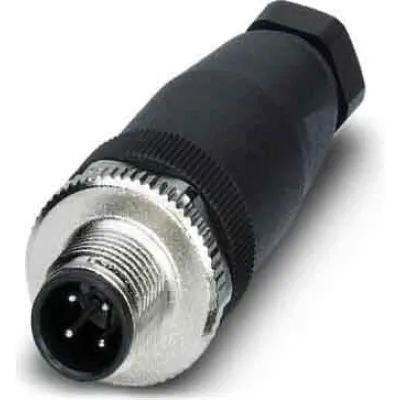 PHOENIX CONTACT M12 Stecker gerade 4-polig | Schraubanschluss | IP67 | Pg7 | Zinkdruckguss
