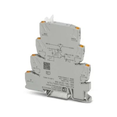 PHOENIX CONTACT Solid-State-Relaismodul PLC-OPT-24DC/24DC/10/R | Optokoppler 24V DC | 10A | LED-Anzeige | DIN-Schiene