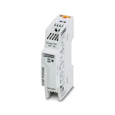 PHOENIX CONTACT Stromversorgung STEP-PS/1AC/12DC/1 | 12V DC 1A | DIN-Schiene | 12W | AC/DC | kompakt | IP20 | 18x90x61mm