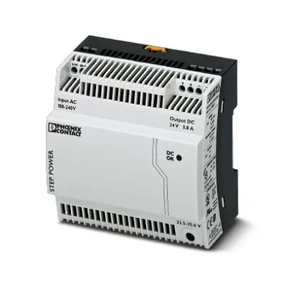 PHOENIX CONTACT STEP-PS/1AC/24DC/3.8/C2LPS 2868677 | 24V DC 3,8A | Tragschiene | Ausgang einstellbar | IP20 | 91,2W