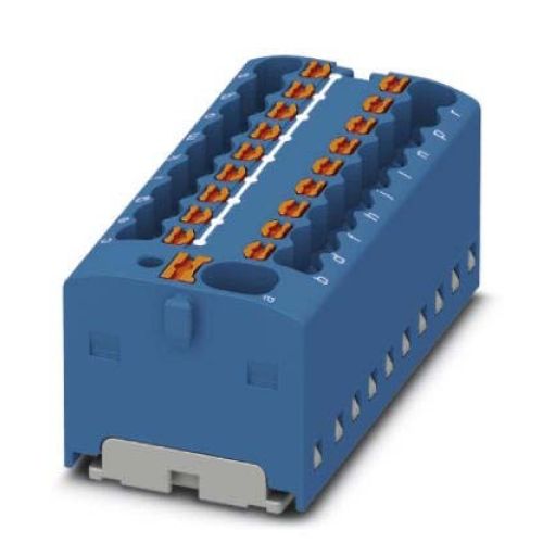 Bild: PHOE Verteilerblock PTFIX 4/18X1,5 BU
