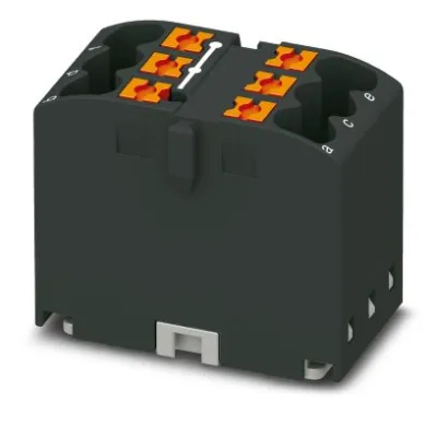 Phoenix Contact Verteilerblock PTFIX 6X2,5 BK 3273278 | Push-in-Anschluss | 6 Anschlüsse | 24A | 450V | schwarz