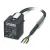 Bild: PHOENIX CONTACT Sensor-Aktor-Kabel SAC-3P-5,0-PUR/A-1L-R | 3-polig | 5m | Ventilstecker A | LED | PUR | IP65