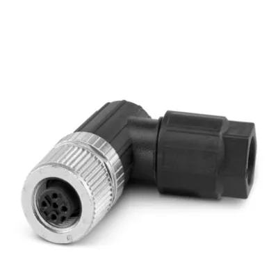 PHOENIX CONTACT SACC-M12FR-5PL M | M12 Buchse 5-polig abgewinkelt | Push-Lock | IP67 | 4A | 4-8mm