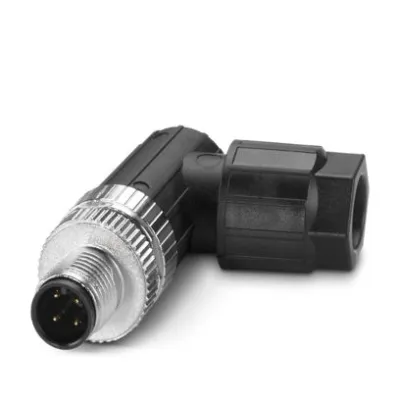PHOENIX CONTACT SACC-M12MR-4PL M12 Stecker 4-polig | abgewinkelt | Push-Lock | IP67 | 4A | ungeschirmt