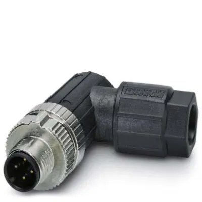 PHOENIX CONTACT SACC-M12MR-4PL M12 Stecker 4-polig | abgewinkelt | Push-Lock | IP67 | 4A | ungeschirmt