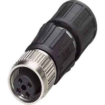 PHOENIX CONTACT M12 Buchse gerade | 4-polig | IP67 | 4A 125V | 3,5-6mm Kabel | ungeschirmt
