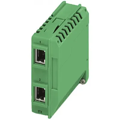 Phoenix Contact Media Konverter Modul FL IF 2TX VS-RJ-F | 2832344 | 2x RJ45 | 10/100 Mbit/s | Ethernet | Wandmontage