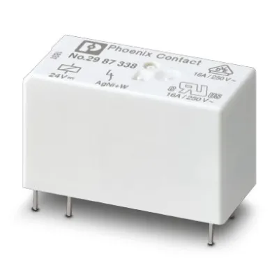 PHOENIX Relais REL-MR-24DC/1ICT 2987338 | Miniaturleistungsrelais 24V DC | 1 Schließer | 800A | 12,7x29x15,7mm