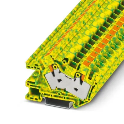 Phoenix Contact PTI 16/S-PE Installationsklemme | Push-in | 0,5-16 mm² | 500 V | 76 A | Hutschiene | grün-gelb