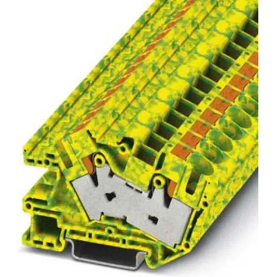 Phoenix Contact PTI 16/S-PE Installationsklemme | Push-in | 0,5-16 mm² | 500 V | 76 A | Hutschiene | grün-gelb