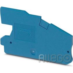 Phoenix Abschlussdeckel blau D-PTN 4 Länge: 66mm Breite: 2,2mm Phoenix Abschluss