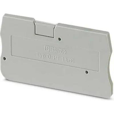 Phoenix Abschlussdeckel D-PT 1,5/S LxBxH: 45x2,2x24,3mm grau Phoenix Abschlussde