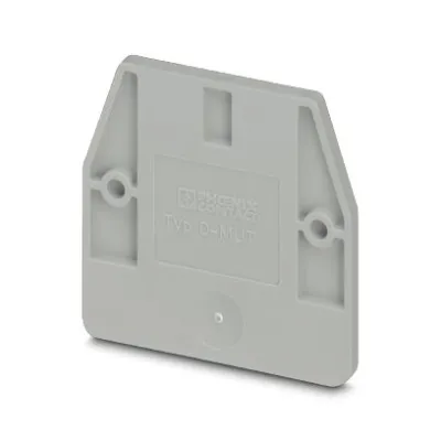 PHOENIX CONTACT Abschlussdeckel D-MUT 2,5/4 | 3248033 | Endplatte für Klemmenreihe | 29,9x2,2x28,3 mm | grau
