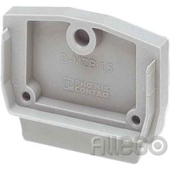 Phoenix Abschlussdeckel grau D-MZB 1,5 Länge: 32mm Breite: 4mm Phoenix Abschluss