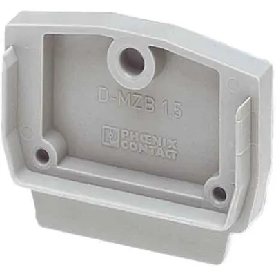 Phoenix Abschlussdeckel D-MZB 1,5 | 3024177 | Endplatte für Reihenklemmen | 32x4x22mm | UL94 V0 | grau
