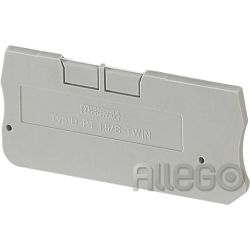 Phoenix Abschlussdeckel grau D-PT 1,5/S-TWIN LxBxH: 54x2,2x24,3mm Phoenix Abschl