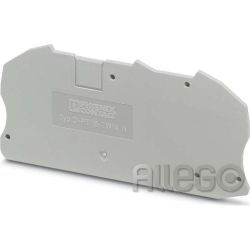 Phoenix Abschlussdeckel grau D-PT 16-TWIN N LxBxH: 100,2x2,2x46mm Phoenix Abschl