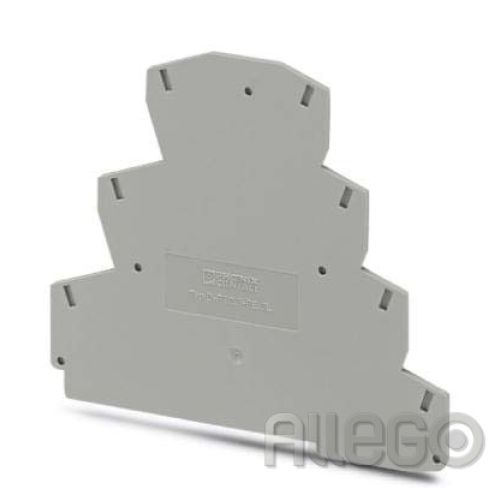 Bild: Phoenix Abschlussdeckel grau D-PT 2,5-PE/3L LxBxH: 99,5x2,2x88mm Phoenix Abschlu